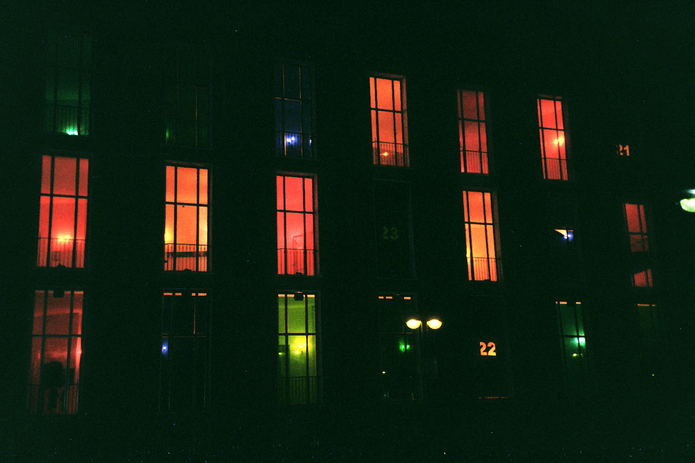 Ein Haus als Adventskalender Ein Haus als Adventskalender